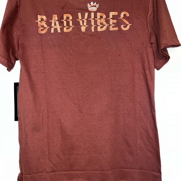 New Members Only Bad Vibes Fuzzy Bear With Knife Funny Shirt Men's Size S NWT - Picture 5 of 6